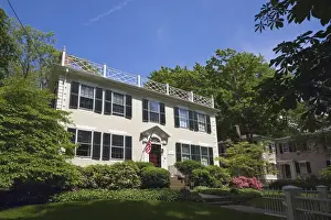 Pennant Prints: The Federal-style Collins House, designed by Russell Warren in 1785 for Charles Collins