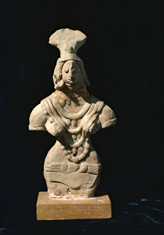 Karachi Museum Prints: Female statue from Mohenjodaro