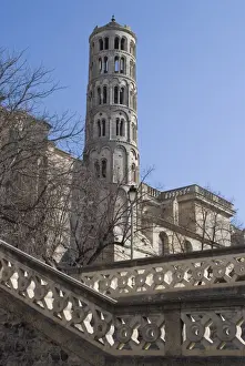 Languedoc Prints: The Fenestrelle Tower, Uzes, Languedoc, France, Europe
