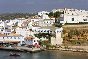 Ferragudo Prints: Ferragudo fishing village, Portimao City, Algarve, Portugal, Europe