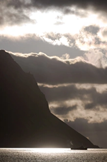 Images Dated 10th June 2009: Ferry boat leaving the Westfjords, Iceland, Polar Regions