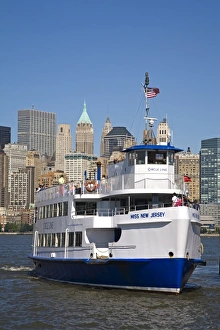 Jersey City Prints: Ferry docking at Liberty Park