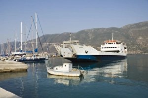 Lefkas Prints: Ferry from Kefalonia