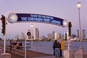 Images Dated 28th December 2010: Ferry Landing on Coronado Island, San Diego, California, United States of America