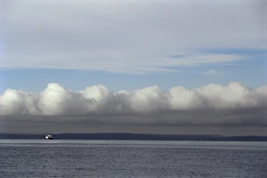 Journeying Prints: Ferry route from West Seattle to Vashon Island