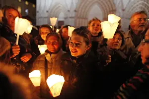 Lyon Prints: Fete des Lumieres (Festival of Lights) held every year on december 8