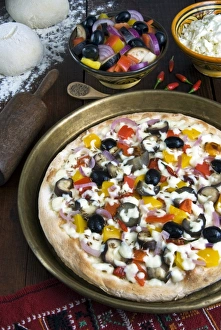 Dough Prints: Fetir, Egyptian pizza, Middle Eastern food, Egypt, North Africa, Africa