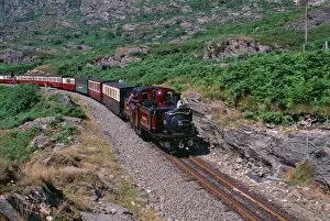 Ffestiniog Railway at Tanygrisiau, the busiest of the North Wales narrow gauge railways