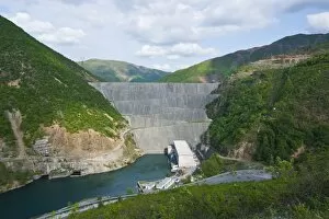 Images Dated 27th April 2008: Fierze dam, Albania, Europe