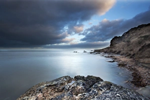 Fife Prints: Fife coast at dusk near St. Andrews, Fife, Scotland, United Kingdom, Europe