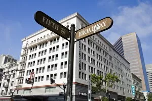 Images Dated 15th December 2010: Fifth Avenue in the Gaslamp Quarter, San Diego, California, United States of America