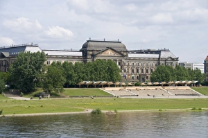 Dresden Prints: Finance and Cultural Ministry Building, Dresden, Saxony, Germany, Europe