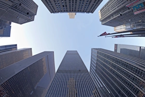 Sixth Avenue Prints: Financial district of Sixth Avenue, Manhattan, New York City, New York