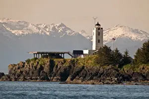 Light Houses Prints: Five Finger Lighthouse in the Five Finger Islands area of Frederick Sound