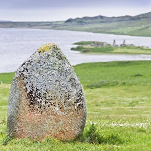 Standing Stone Prints: Finlaggan rock, Islay Island, Inner Hebrides, Scotland, United Kingdom, Europe