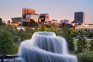 Spiral Prints: Finlay Park Fountain, Columbia, South Carolina, United States of America, North America