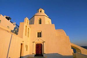 Fira, island of Santorini (Thira), Cyclades Islands, Aegean, Greek Islands