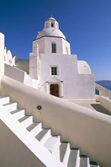Fira, island of Santorini (Thira), Cyclades Islands, Aegean, Greek Islands