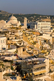 Fira, island of Santorini (Thira), Cyclades Islands, Aegean, Greek Islands