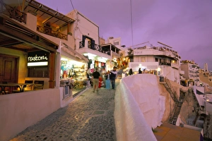 Fira, island of Santorini (Thira), Cyclades Islands, Aegean, Greek Islands