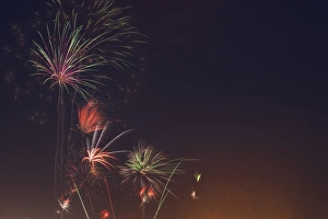 Fireworks celebrating the 4th of July