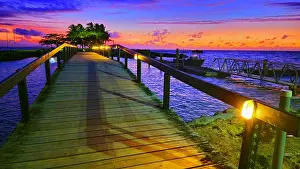 Fiji Prints: First Landing Beach Resort, Nalamu Beach at Vuda Point