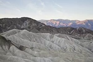 Images Dated 11th December 2008: First light at Zabriskie Point, Death Valley National Park, California