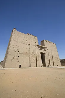 Deserts Prints: First Pylon, Temple of Horus, Edfu, Egypt, North Africa, Africa