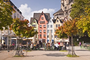 Fischmarkt in the old part of Cologne, North Rhine-Westphalia, Germany, Europe
