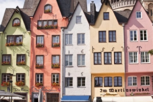Cologne Prints: Fischmarkt in the old part of Cologne, North Rhine-Westphalia, Germany, Europe