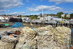 Images Dated 15th October 2007: Fish Pier, Gloucester, Cape Ann, Greater Boston Area, Massachusetts, New England