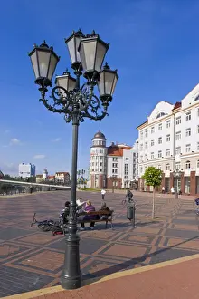 Russian Prints: Fish Village, modern housing, hotel and restaurant development, Kaliningrad (Konigsberg)