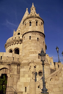 The Fishermans Bastion a landmark in Budapest