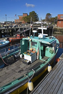 Boston Prints: Fishing boat, Gloucester Harbor, Cape Ann, Greater Boston Area, Massachusetts