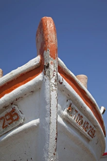 Zakynthos Prints: Fishing boat, Laganas, Zakynthos, Ionian Islands, Greek Islands, Greece, Europe