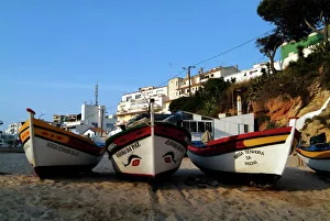 Fishing boats on the beach