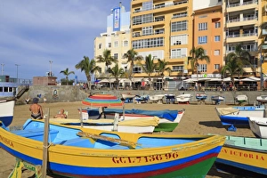 Canaries Prints: Fishing boats on Canteras Beach