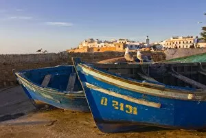 Images Dated 23rd May 2008: Fishing boats in the coastal city of Essaouira, Morocco, North Africa, Africa