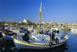 Anchor Prints: Fishing boats in harbour
