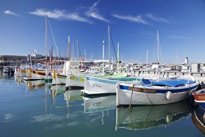 Cassis Prints: Fishing boats at the harbour, Cassis