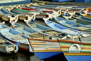Images Dated 24th June 2006: Fishing boats in harbour, coastal area of Vizhinjam, Trivandrum, Kerala, India