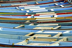 Images Dated 24th June 2006: Fishing boats in harbour, coastal area of Vizhinjam, Trivandrum, Kerala, India