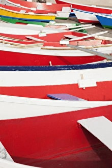 La Gomera Prints: Fishing boats at the harbour of Vueltas