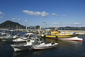 Fishing boats at Matsuyama Harbour
