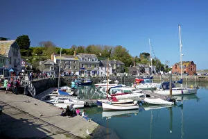 Isle Prints: Fishing boats in Padstow Harbour, Camel Estuary, North Cornwall, England
