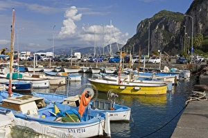 Ports Prints: Fishing boats in the Port of Marina Grande