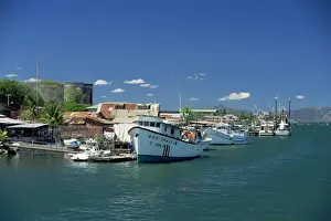Fishing boats at Puntarenas on the mainland coast of the Gulf of Nicoya