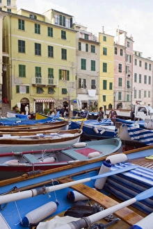 Vernazza Prints: Fishing boats in the village of Vernazza, Cinque Terre, UNESCO World Heritage Site