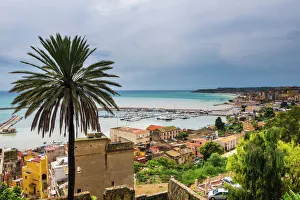 Sicily Gallery: Fishing harbour in the fishing town of Sciacca, Agrigento Province, Sicily, Italy, Mediterranean