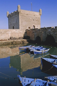 Guarding Prints: Fishing harbour and port skala (fort)